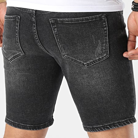 Frilivin - Pantaloncini di jeans neri