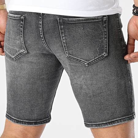Frilivin - Pantaloncini Jean grigio antracite