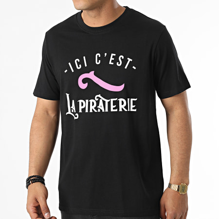 La Piraterie - Camiseta Here It's Black Piratery