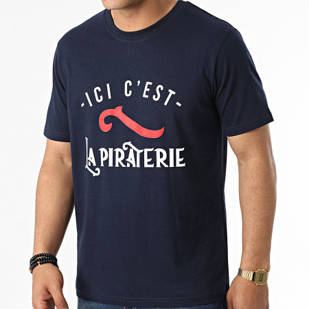 La Piraterie - Ici C'est La Piraterie Tee Shirt Blu Navy