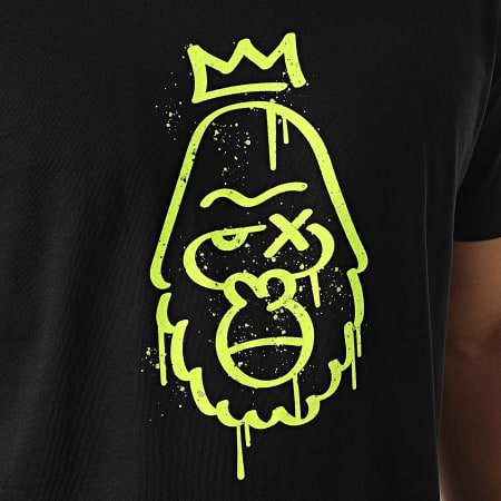 Sale Mome - Tee Shirt King Gorille Noir Jaune