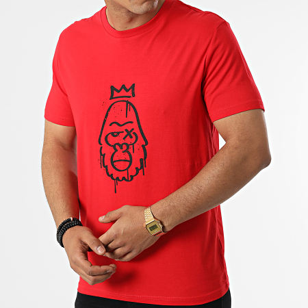 Sale Mome - Tee Shirt King Gorille Rouge Noir