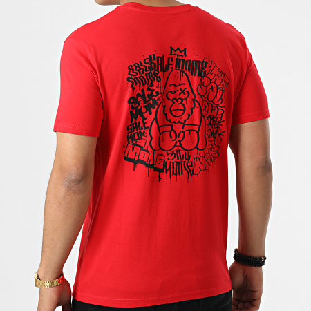 Sale Mome - Tee Shirt King Gorille Rouge Noir