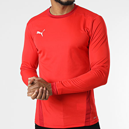 Puma - Camiseta deportiva manga larga 704260 Rojo