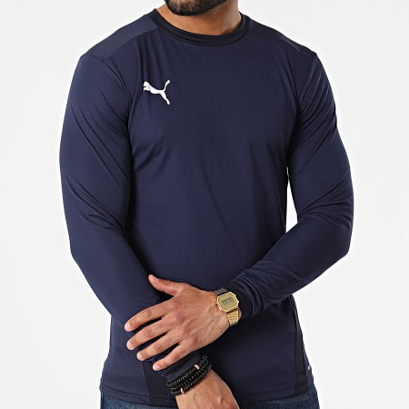 Puma - Camiseta deportiva de manga larga 704260 azul marino