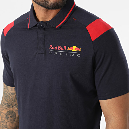 Red Bull Racing - Polo de manga corta de temporada azul marino