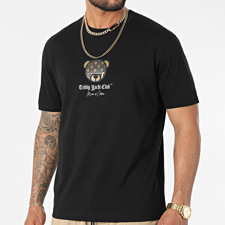 Teddy Yacht Club - Tee Shirt Oversize Large Maison De Couture Limited Edition Noir