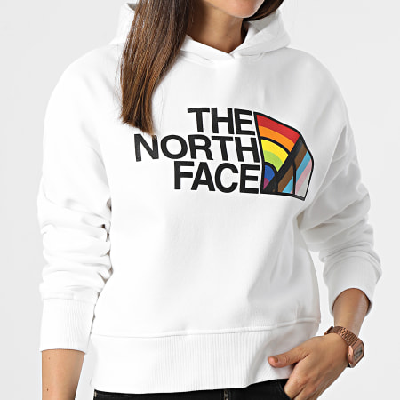 The North Face - Felpa con cappuccio da donna A7QCL Bianco