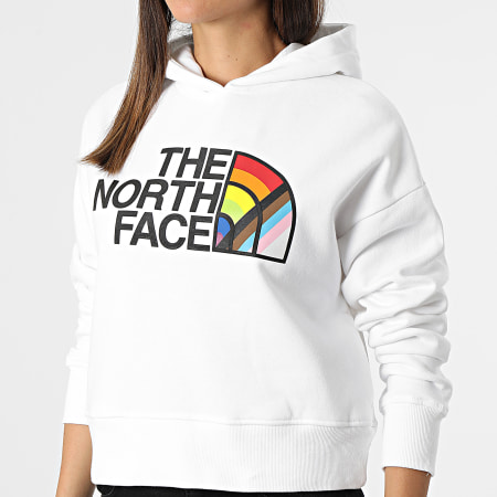 The North Face - Felpa con cappuccio da donna A7QCL Bianco