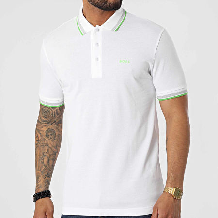 BOSS By Hugo Boss - Polo Manches Courtes 50469055 Blanc