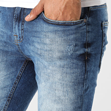 Only And Sons - Short Jean Ply Bleu Denim