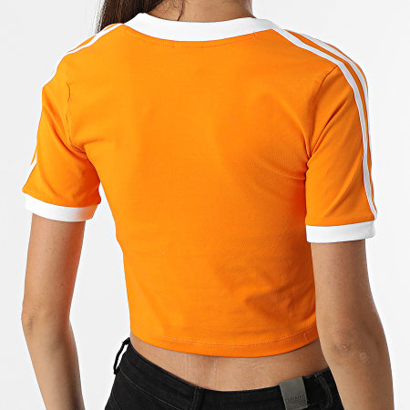 Camiseta adidas naranja mujer discount