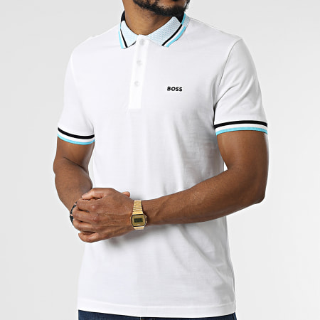 BOSS By Hugo Boss - Polo Manches Courtes 50473952 Blanc