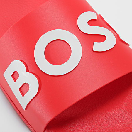 BOSS - Claquettes Bay Slide 50471271 Bright Red