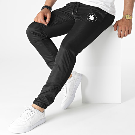 Affranchis Music - Pantalon Jogging Diamant Logo Noir Blanc