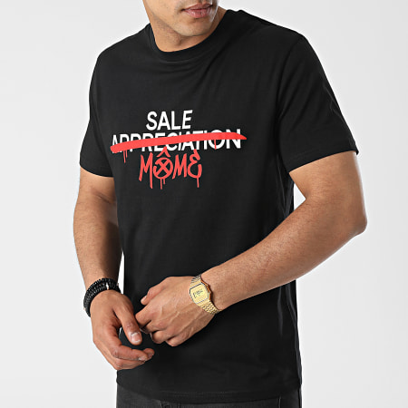 Sale Môme Paris - Camiseta de advertencia roja negra