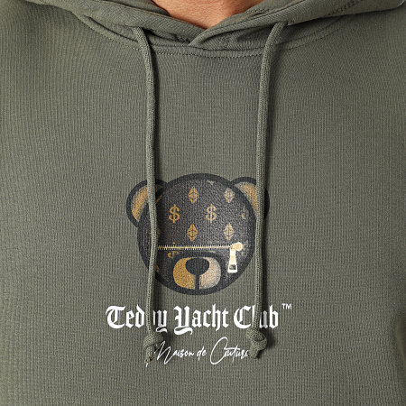 Teddy Yacht Club - Maison De Couture Edición Limitada Sudadera con Capucha Verde Caqui