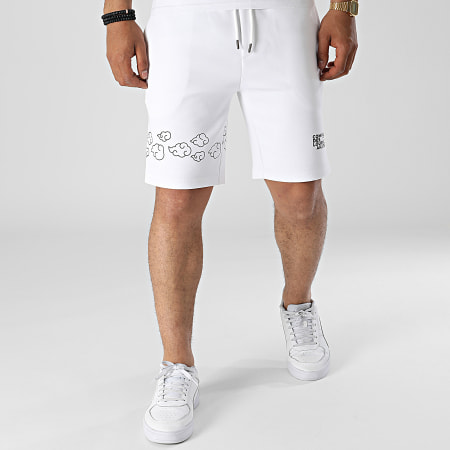 Comme Des Loups - Pantalones cortos de jogging Naruto Akatsuki 001 Blanco
