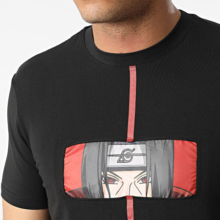 Comme Des Loups - Tee Shirt Naruto Itachi Akatsuki 004 Noir