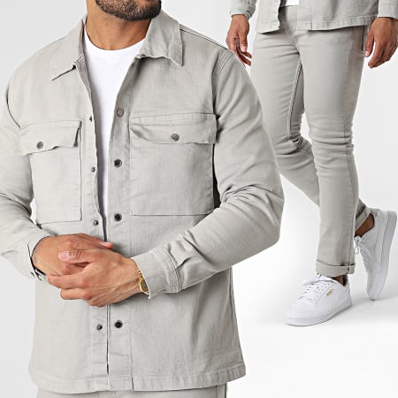 Black Industry - Jeans e giacca slim 45722 grigio