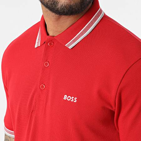 BOSS - Polo Manches Courtes 50469055 Rouge
