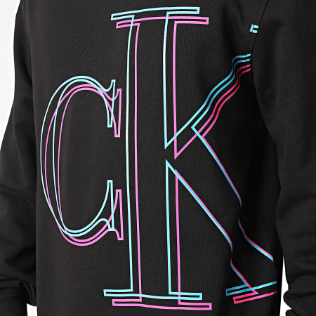 Calvin Klein - Illuminated Crewneck Sudadera Top 0840 Negro