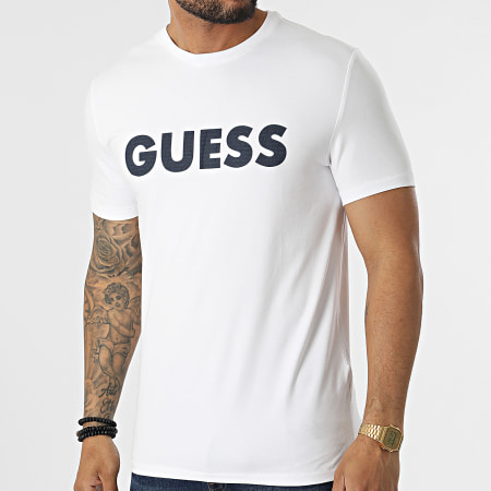 Guess - Camiseta M2YI42-J1311 Blanca
