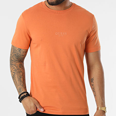 Guess - Camiseta M2YI72-I3Z11 Naranja