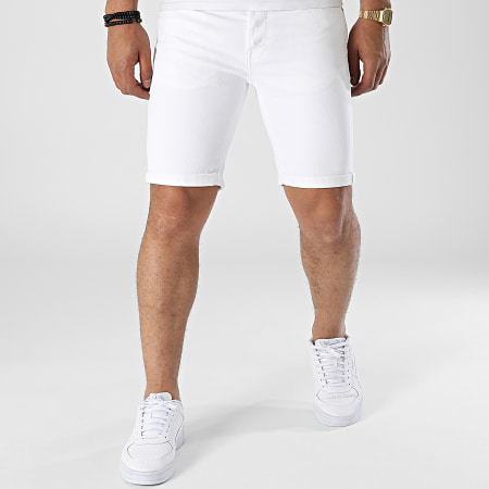 Only And Sons - Short Jean 22021817 Blanc
