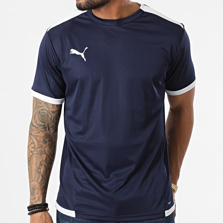 Puma - Tee Shirt Team Liga Bleu Marine