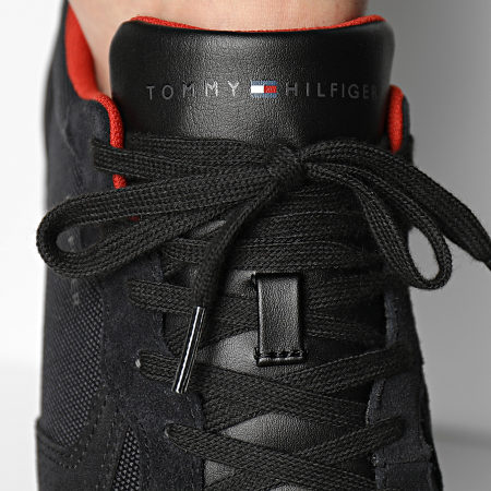 Tommy Hilfiger - Iconic Material Mix Runner Zapatillas 4022 Negro