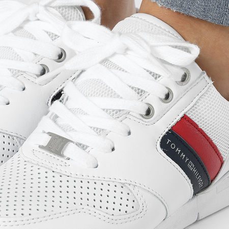 Tommy Hilfiger - Pelle leggera 4261 Rosso Bianco Blu Sneakers da donna