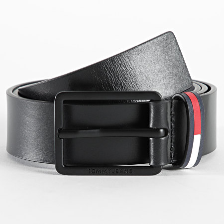 Tommy Jeans - Ceinture Elevated Leather 9004 Noir