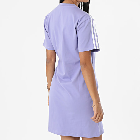 Adidas Originals - Vestido camisero con banda para mujer HB9505 Púrpura