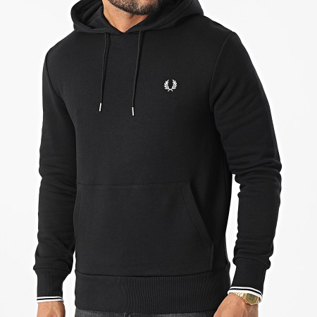 Fred Perry - Sweat Capuche M2643 Noir