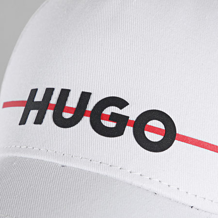 HUGO - Cappuccio 50473577 Bianco