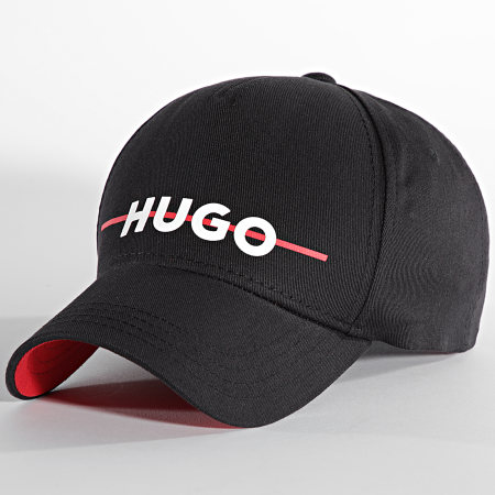 HUGO - Cappuccio 50473577 nero