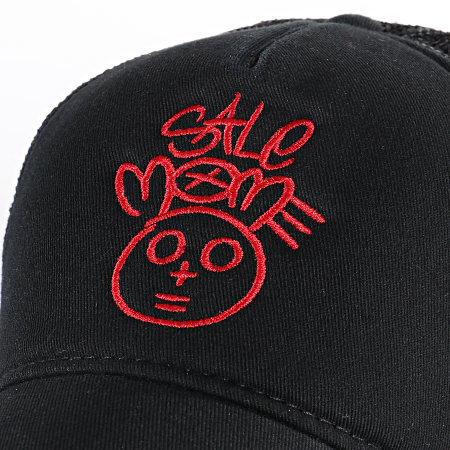 Sale Môme Paris - Toto Trucker Cap Negro Rojo