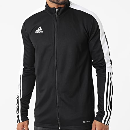 Adidas Sportswear - Veste Zippée A Bandes H60019 Noir