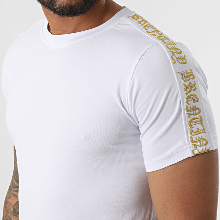 Classic Series - Camiseta a rayas XP064 Oro blanco