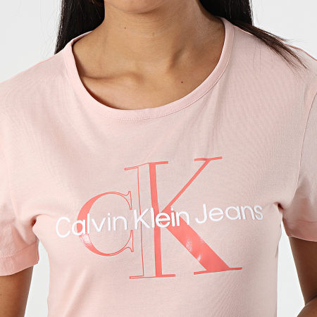 Calvin Klein - Camiseta Mujer 8986 Rosa