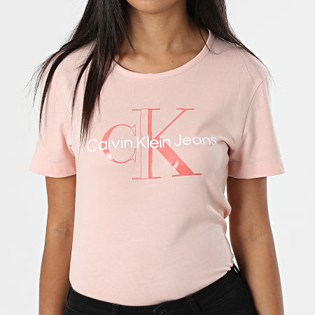 Calvin Klein - Tee Shirt Femme 8986 Rose