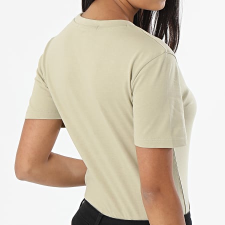 Calvin Klein - Camiseta Mujer 9135 Verde Caqui
