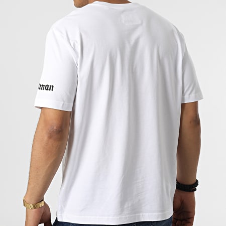 DC Comics - Oversize Camiseta Logo Pecho Grande Blanco Negro