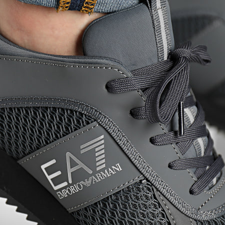 EA7 Emporio Armani - Sneakers X8X027-XK050 Iron Gate Nero Argento