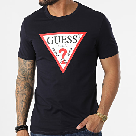 Guess - Camiseta M2YI71 Azul marino