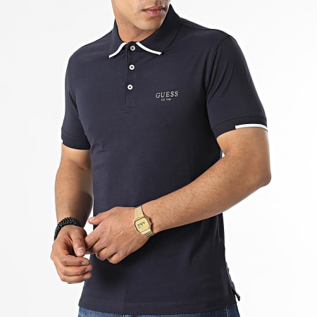 Guess - Polo manica corta M2YP66 Navy