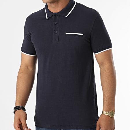 Paname Brothers - Polo Pop a maniche corte blu navy