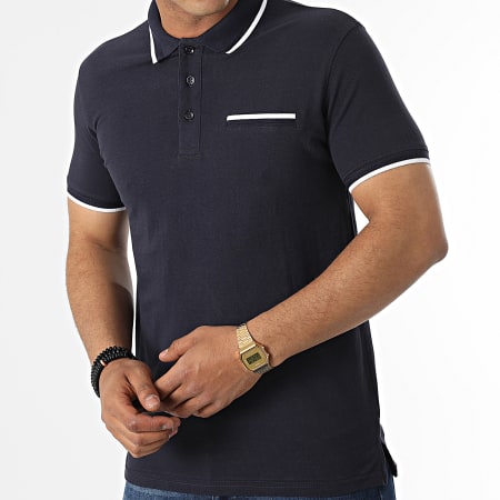 Paname Brothers - Polo Pop a maniche corte blu navy