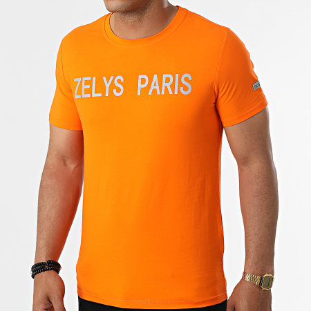 Zelys Paris - Tee Shirt Réfléchissant Kevin Orange